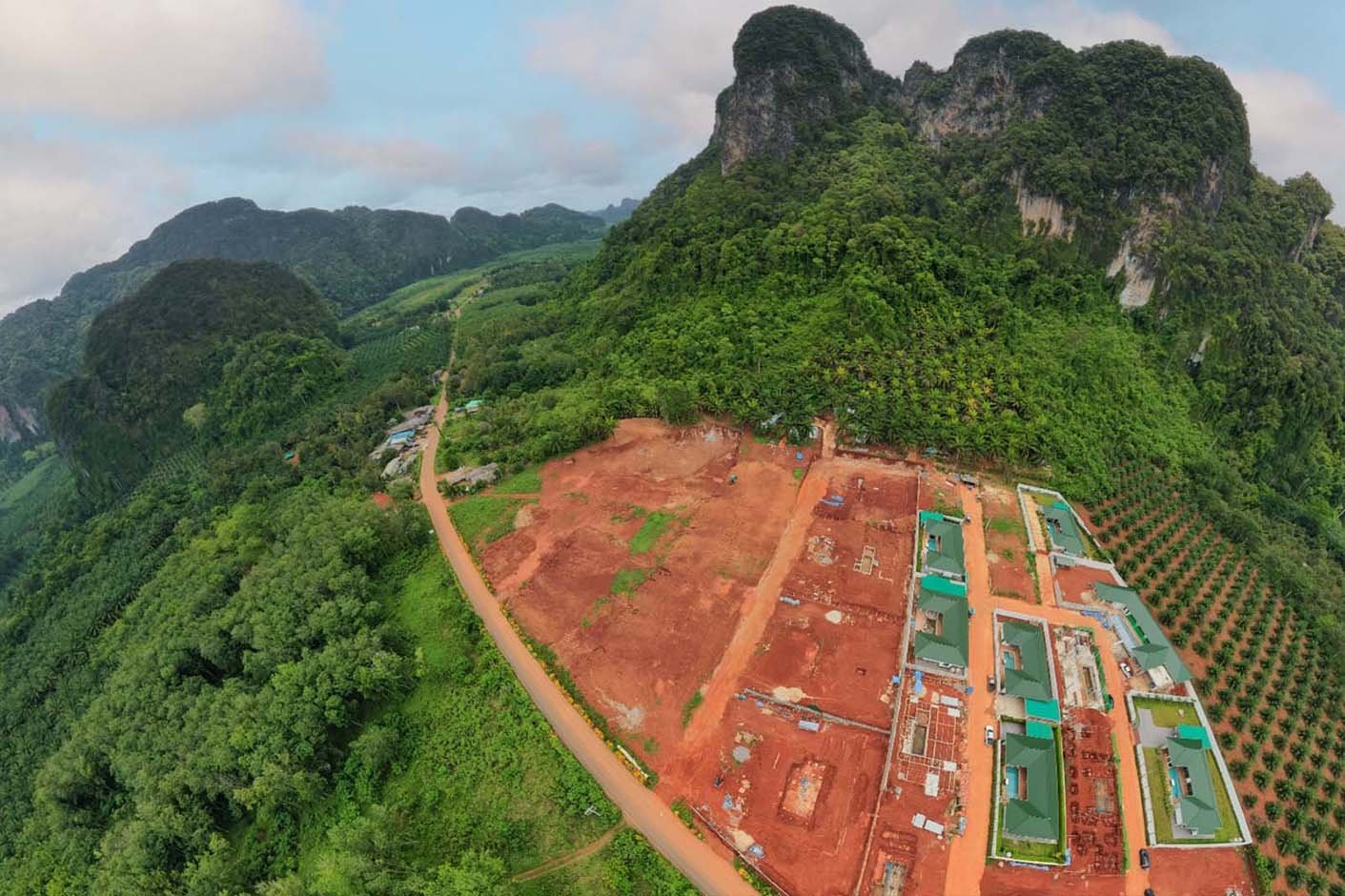 Ing Khao Valley Aerial View